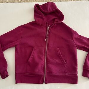 Cozy and Stylish Comfortable Burgundy Hoodie Jacket